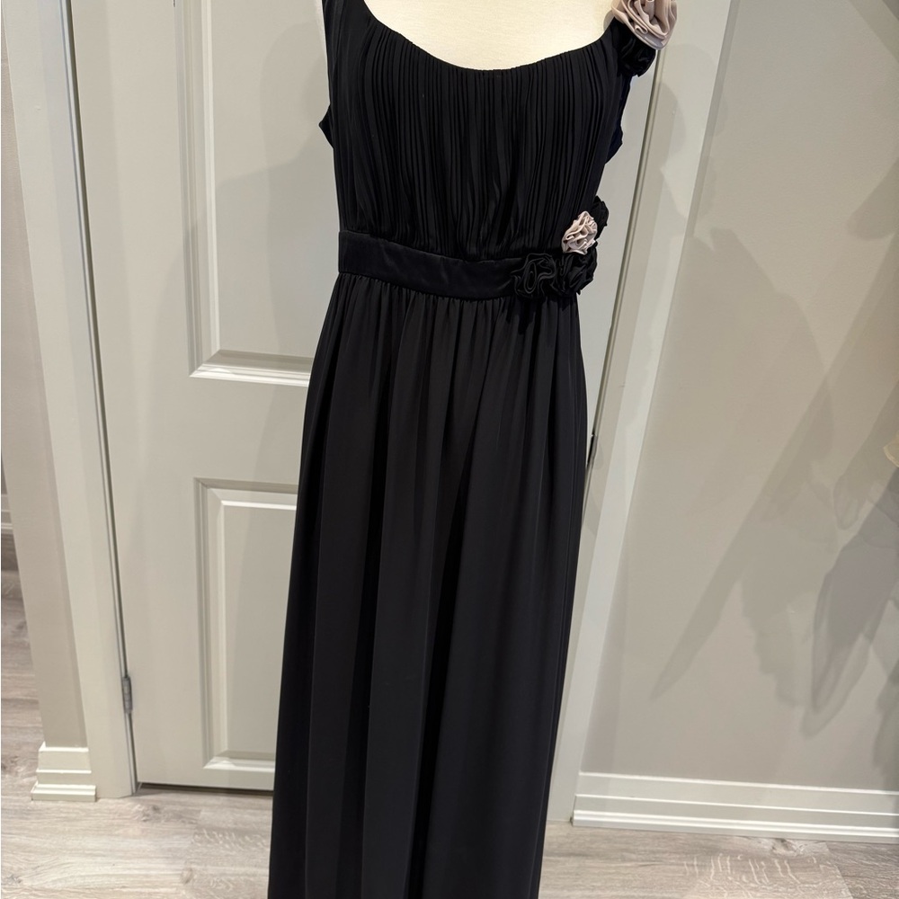Elegant Black Evening Dress, prom, bridesmaid
